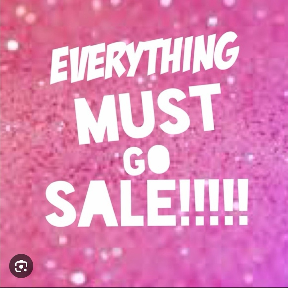 Everything must go!! Great prices ❤️